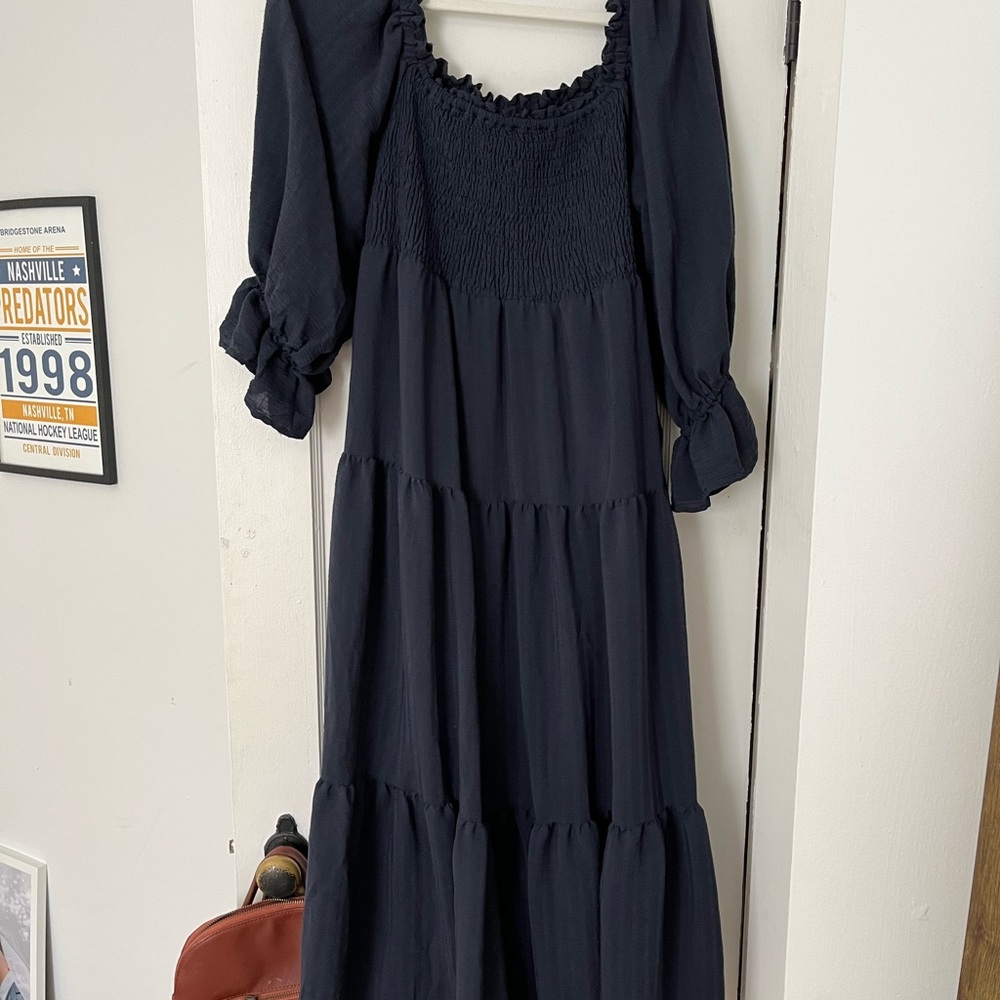 Navy Blue Nap dress